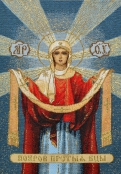 Икона Покров Пресв. Богородицы 25х35