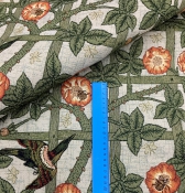 Гобеленовая ткань Плетистая роза У. Моррис светл. 175 см