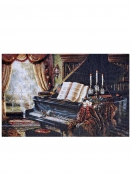 Гобеленовое панно Фортепиано 74х115 см