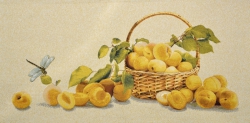 Гобелен Корзина с абрикосами 35х70