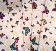 Гобеленовая ткань Бабочки и цветы 280 см