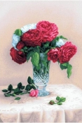 Гобелен Красные розы 35х48