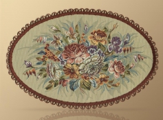 Салфетка гобеленовая "Цветы Дианы" 51х31