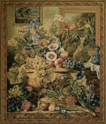 Гобелен Натюрморт цветы и фрукты 78х65