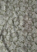 Ткань гобелен Ежевика зелёный фон 175 см